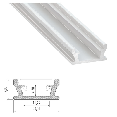 Aluprofil Terra Infällnad golv