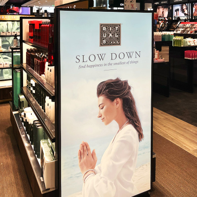 Tunn LED ljustavla Papper A3