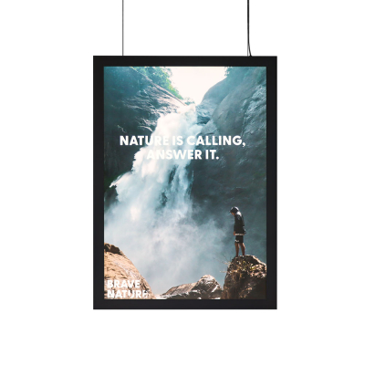 Tunn LED ljustavla Papper 50x70cm