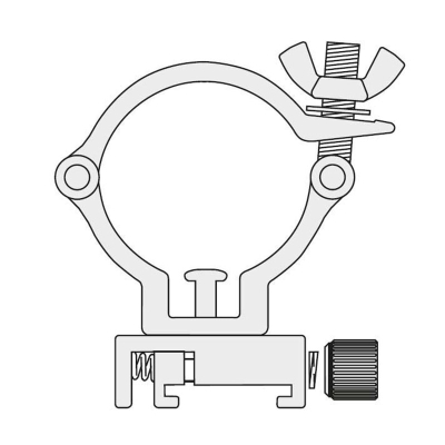 Upphängnings-fäste för skena i tross