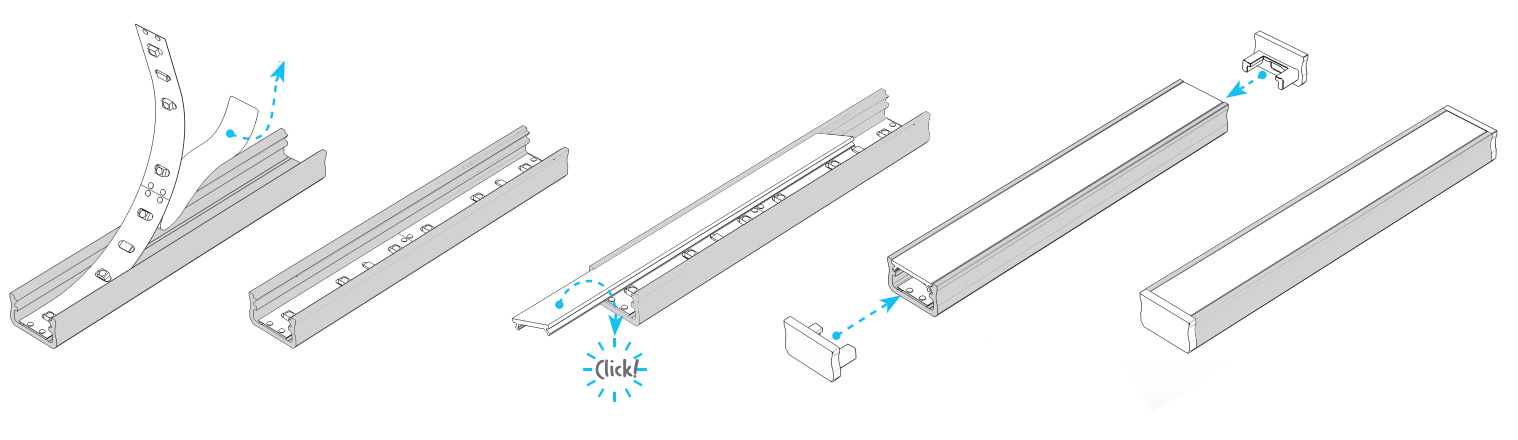 aluminiumprofiler-ledstrip-instalaltion